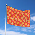 Orange Slices Pattern Print Polyester Flag