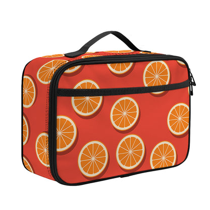 Orange Slices Pattern Print Portable Lunch Bag