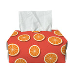 Orange Slices Pattern Print Rectangle Tissue Box Cover