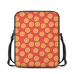 Orange Slices Pattern Print Rectangular Crossbody Bag