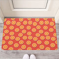 Orange Slices Pattern Print Rubber Doormat