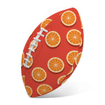 Orange Slices Pattern Print Rugby Ball