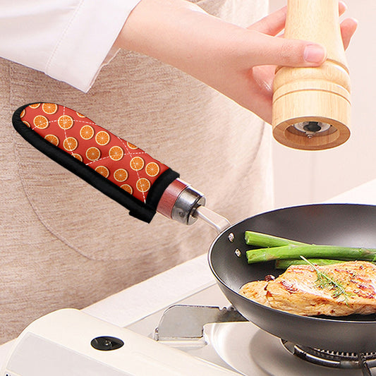 Orange Slices Pattern Print Skillet Handle Cover