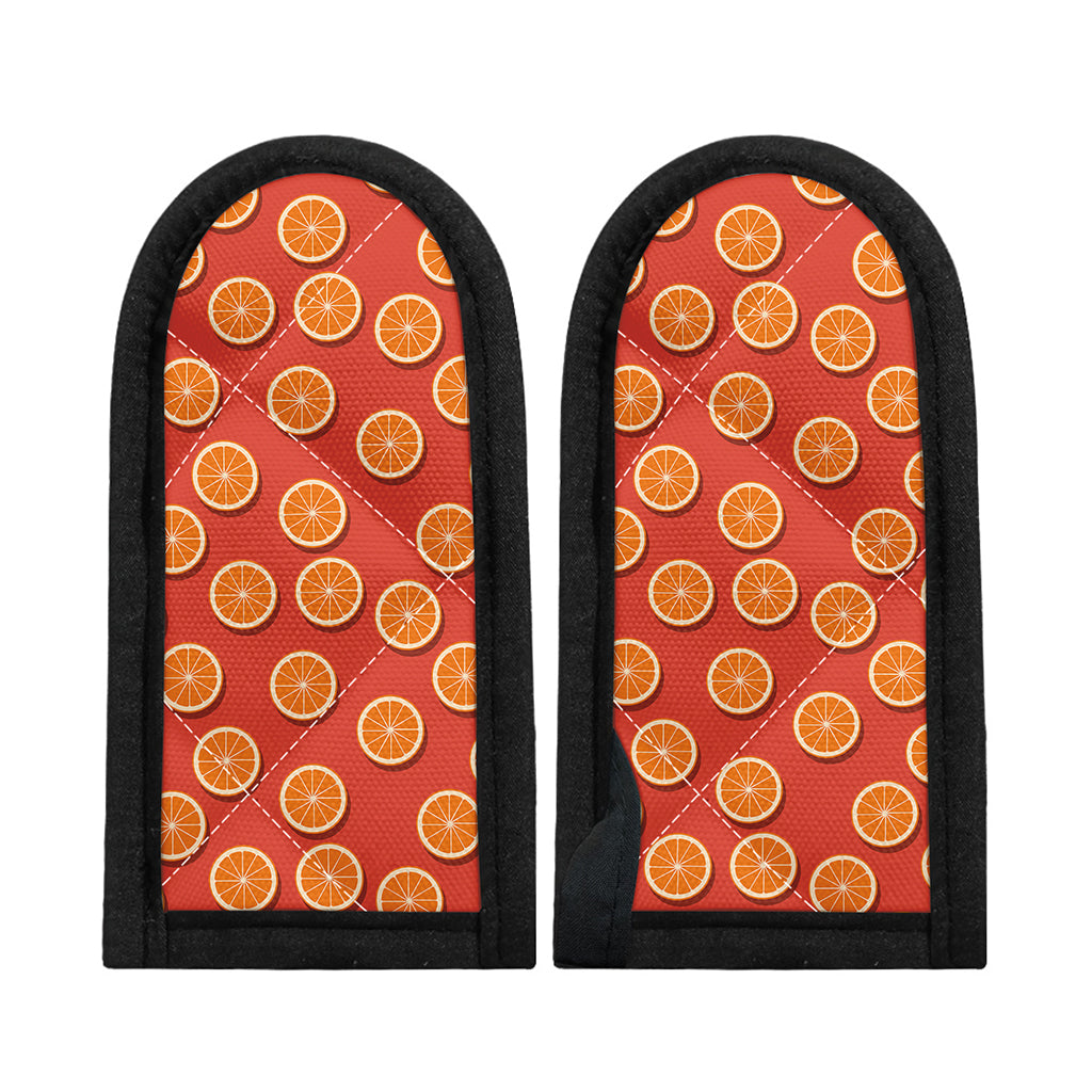 Orange Slices Pattern Print Skillet Handle Cover