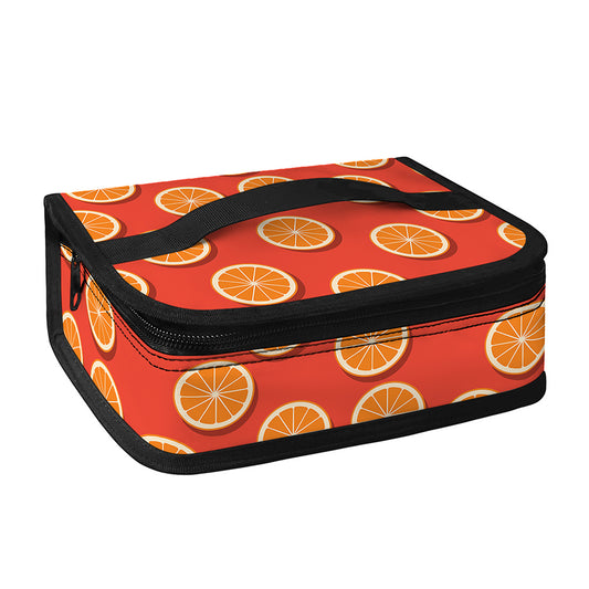 Orange Slices Pattern Print Small Lunch Bag