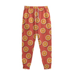 Orange Slices Pattern Print Sweatpants