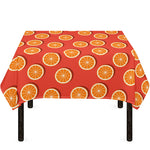 Orange Slices Pattern Print Tablecloth