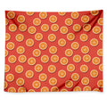 Orange Slices Pattern Print Tapestry