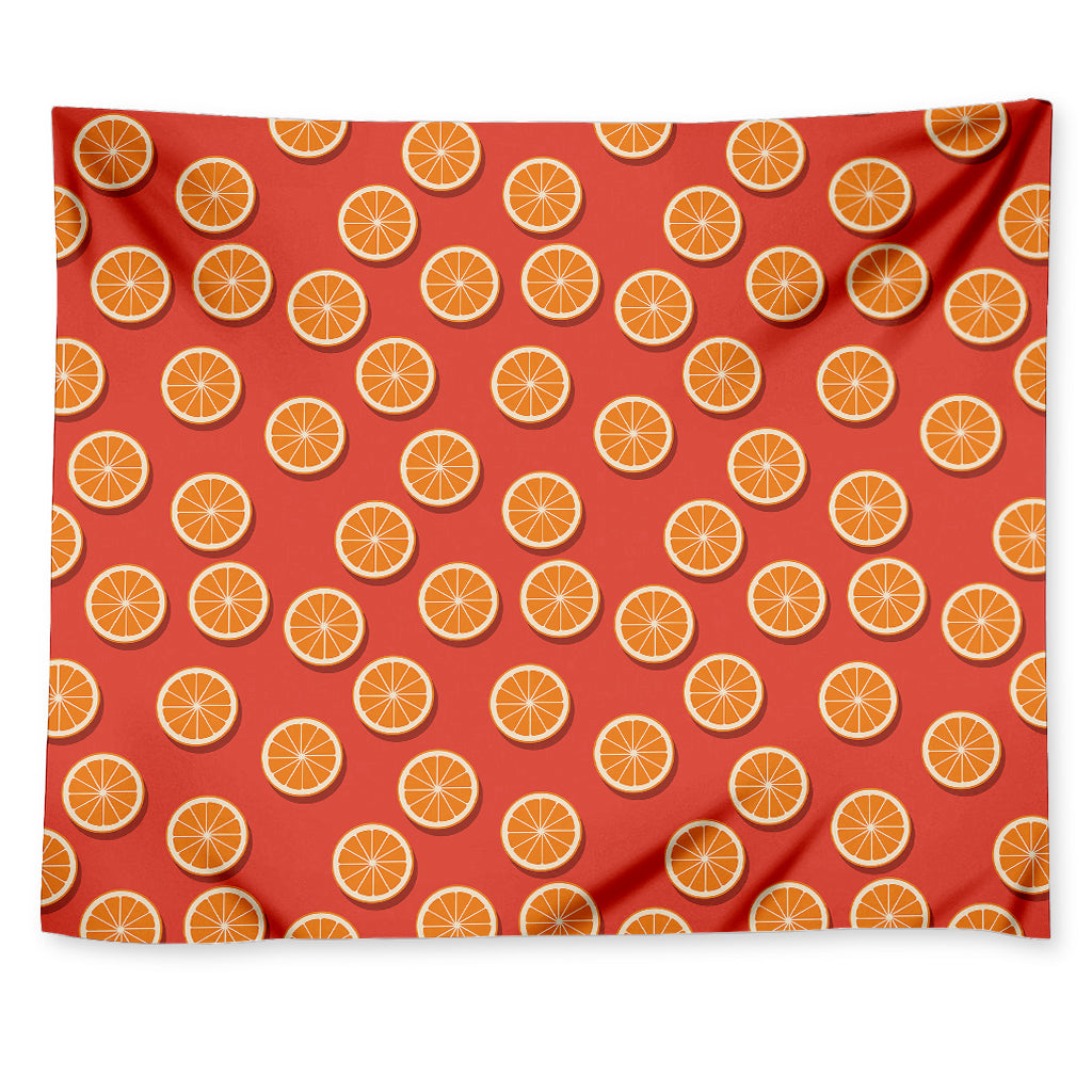 Orange Slices Pattern Print Tapestry