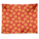Orange Slices Pattern Print Tapestry