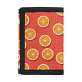 Orange Slices Pattern Print Trifold Wallet