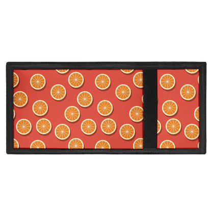 Orange Slices Pattern Print Trifold Wallet