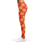 Orange Slices Pattern Print Women's Leggings