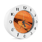 Orange Snake Print Alarm Clock