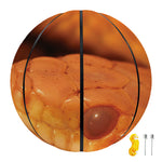 Orange Snake Print Basketball