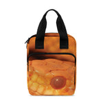 Orange Snake Print Bible Tote Bag