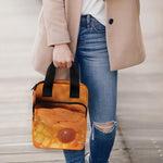 Orange Snake Print Bible Tote Bag