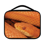 Orange Snake Print Classic Bible Case