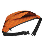 Orange Snake Print Fanny Pack