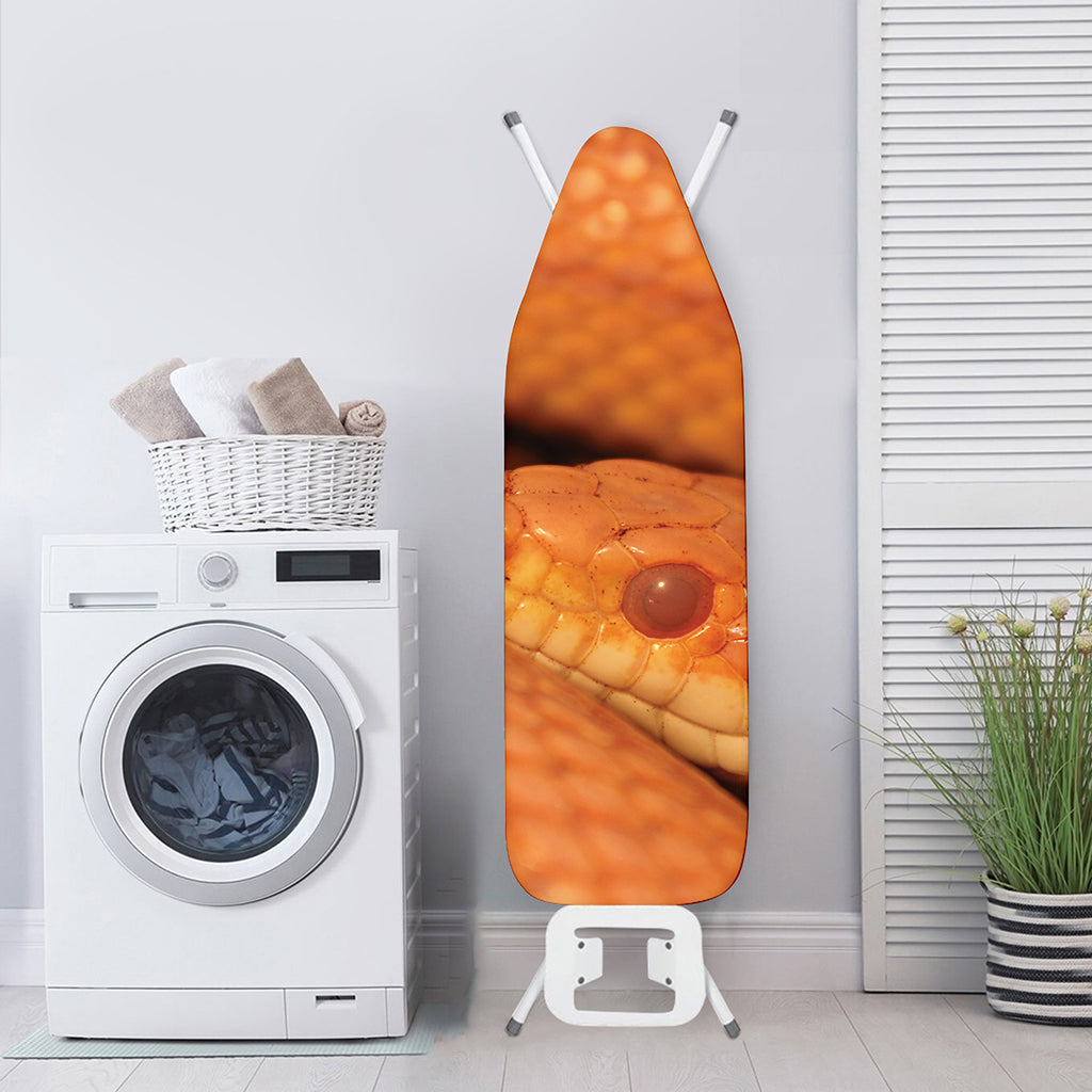 Orange Snake Print Ironing Board Cover