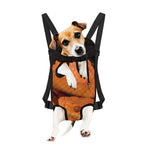Orange Snake Print Pet Carrier Backpack