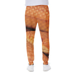 Orange Snake Print Scuba Joggers