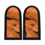 Orange Snake Print Skillet Handle Cover