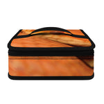 Orange Snake Print Small Lunch Bag