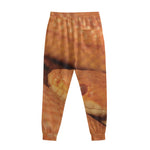 Orange Snake Print Sweatpants