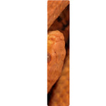 Orange Snake Print Table Runner