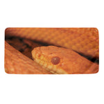 Orange Snake Print Towel