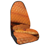 Orange Snake Print Waterproof Car Seat Cover
