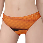 Orange Snake Print Women's Panties