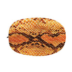Orange Snakeskin Print Car Side Mirror Covers
