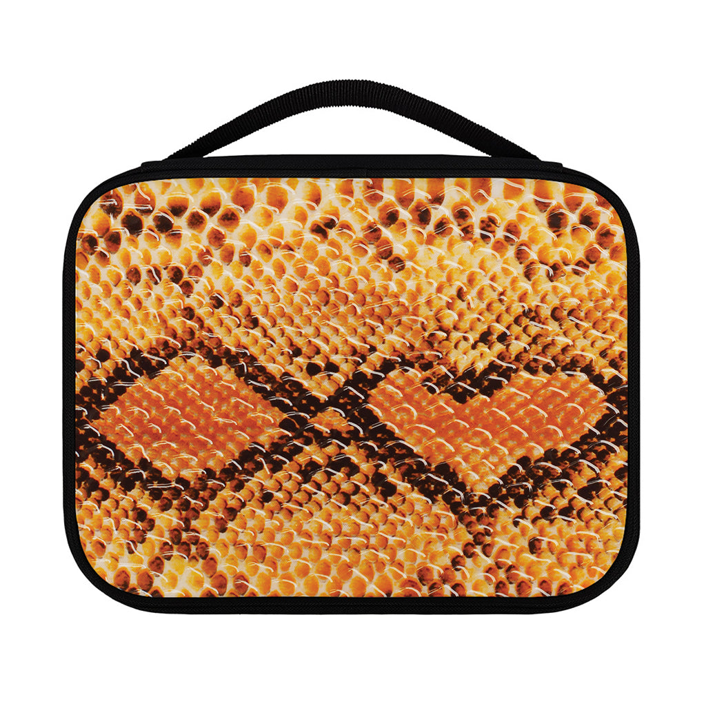 Orange Snakeskin Print Classic Bible Case