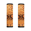 Orange Snakeskin Print Handle Covers