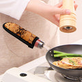 Orange Snakeskin Print Skillet Handle Cover