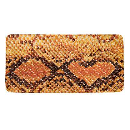 Orange Snakeskin Print Towel
