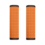 Orange Tattersall Pattern Print Handle Covers