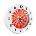 Orange Tie Dye Print Alarm Clock