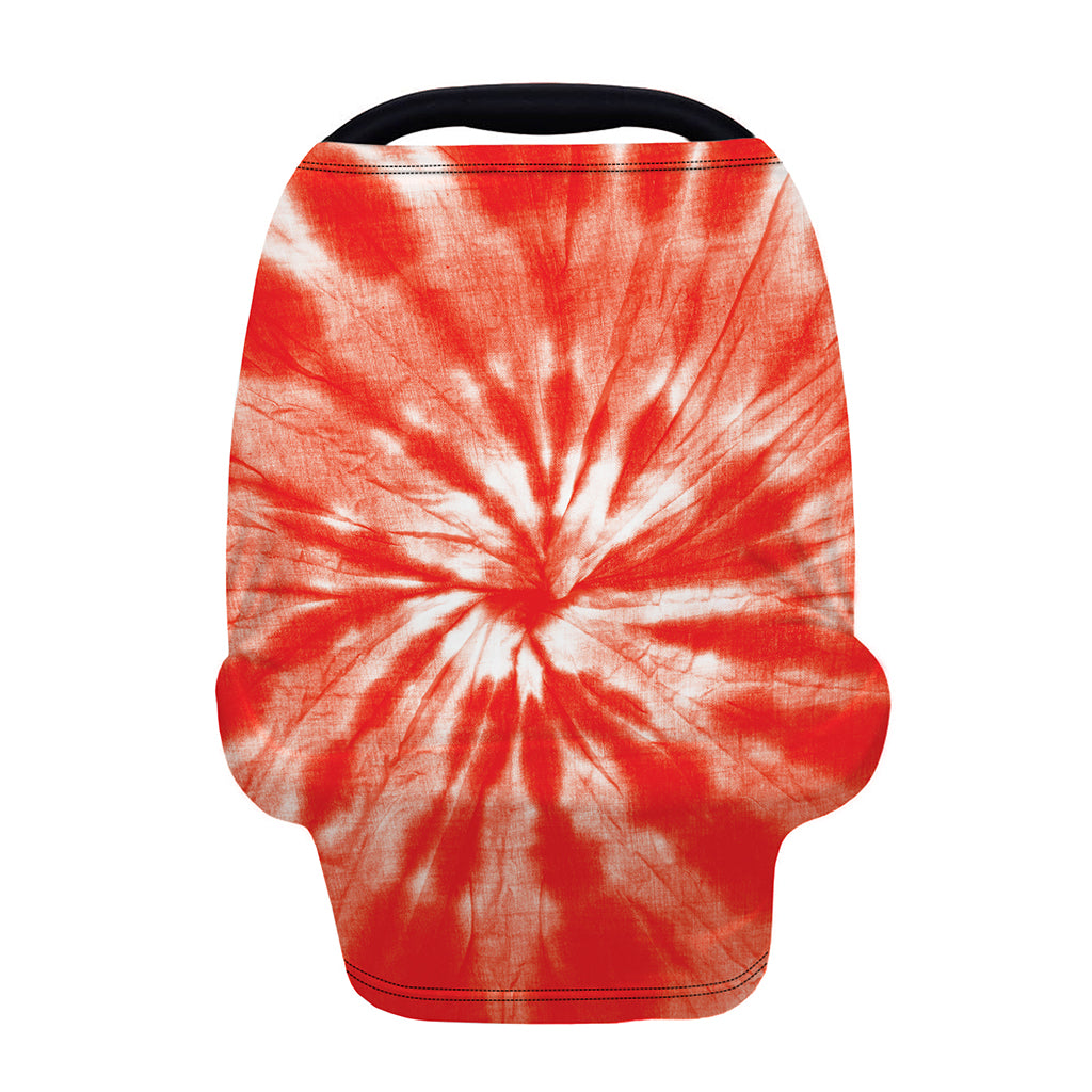 Orange Tie Dye Print Baby Seat Cover