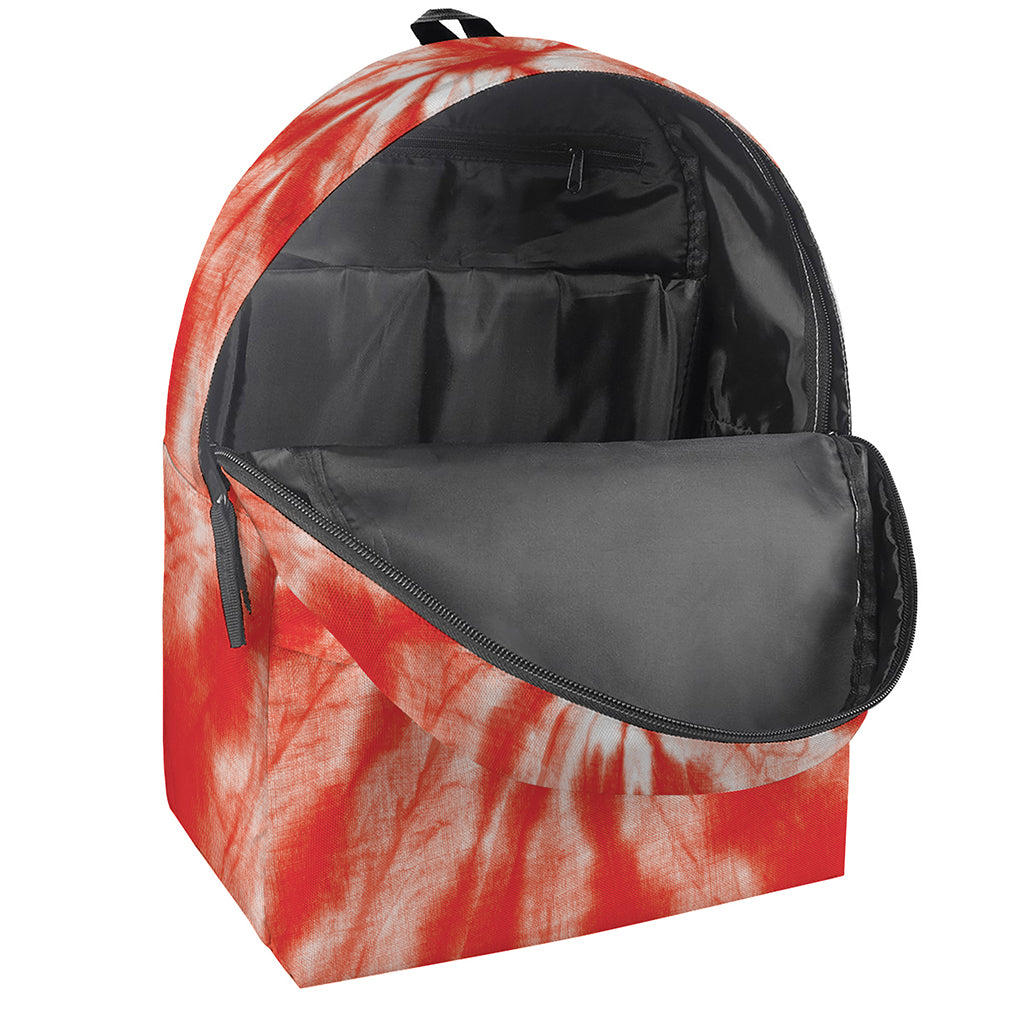 Orange Tie Dye Print Backpack