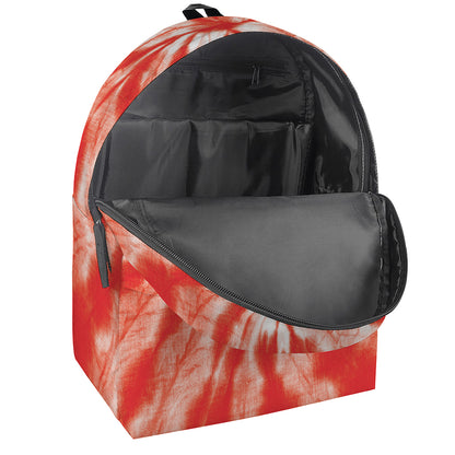 Orange Tie Dye Print Backpack