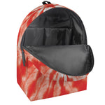 Orange Tie Dye Print Backpack