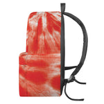 Orange Tie Dye Print Backpack