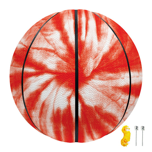 Orange Tie Dye Print Basketball