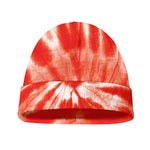 Orange Tie Dye Print Beanie