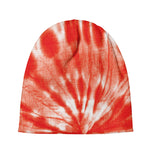 Orange Tie Dye Print Beanie