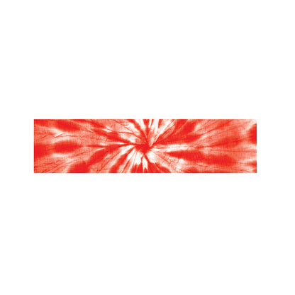 Orange Tie Dye Print Bed Runner