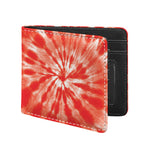 Orange Tie Dye Print Bifold Wallet